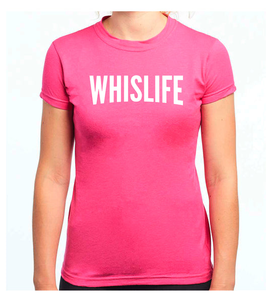 Women's Short Sleeve Fitted T-Shirt - 10" Solid Logo