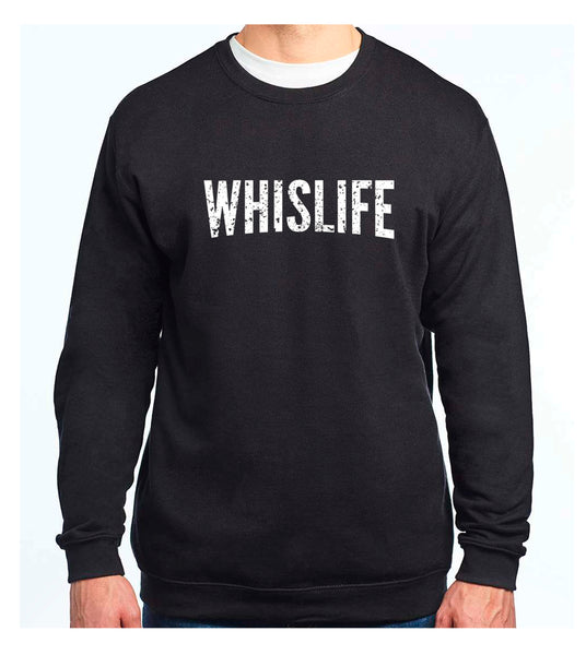 Unisex Crewneck Sweatshirt - Distressed Logo