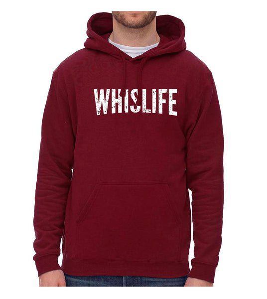 Unisex Hoodie- 10" Distressed Logo