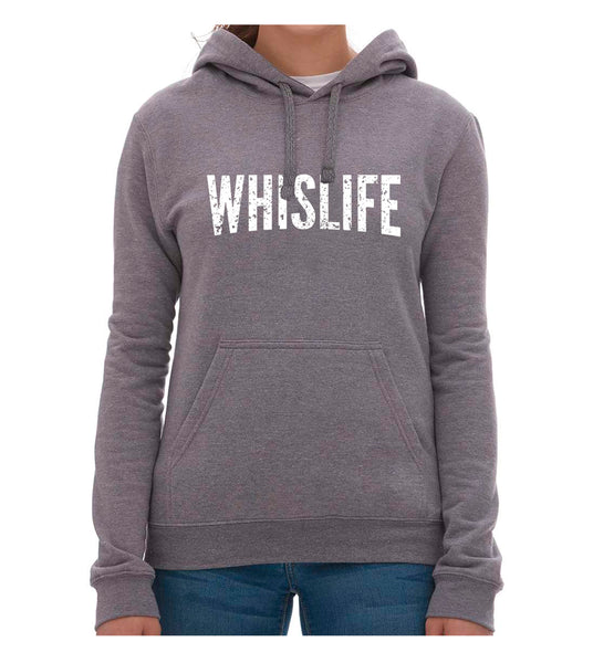 Unisex Hoodie- 10" Distressed Logo