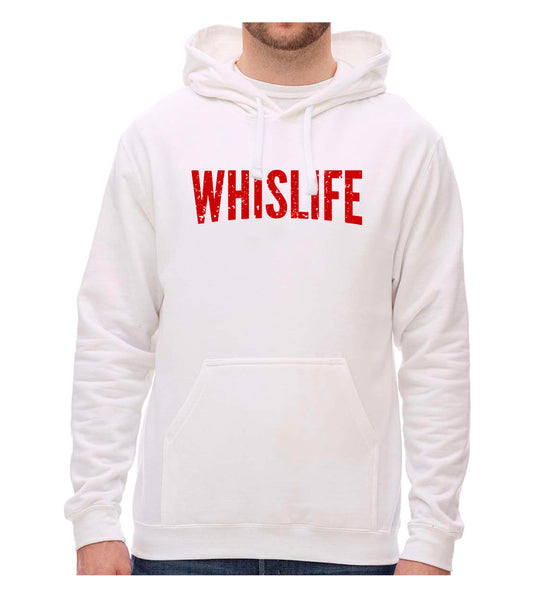 Unisex Hoodie- 10" Distressed Logo