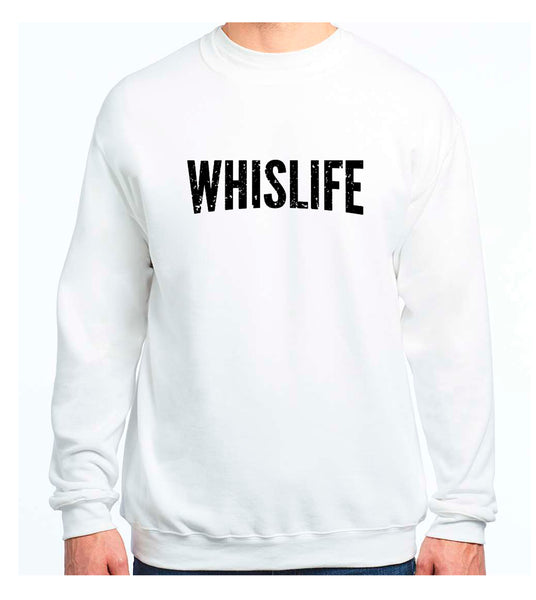 Unisex Crewneck Sweatshirt - Distressed Logo