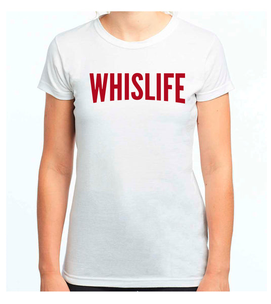 Women's Short Sleeve Fitted T-Shirt - 10" Solid Logo