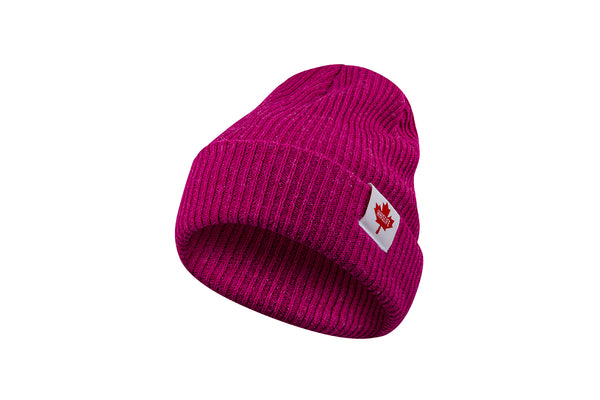 Ribbed Toque - Maple Leaf Logo