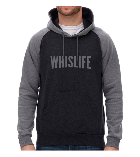 Unisex Raglan Hoodie - 10" Solid Logo