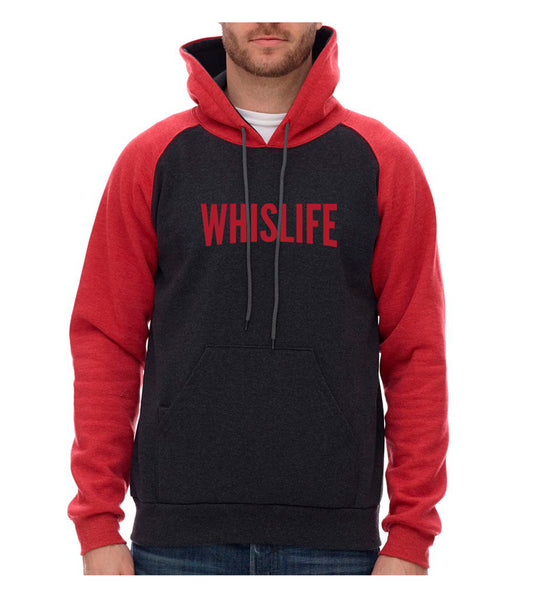 Unisex Raglan Hoodie - 10" Solid Logo