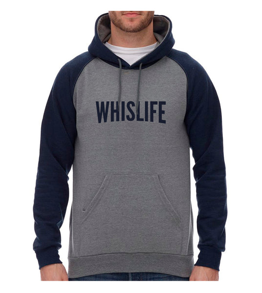 Unisex Raglan Hoodie - 10" Solid Logo