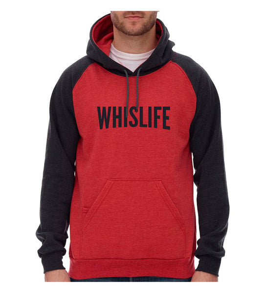 Unisex Raglan Hoodie - 10" Solid Logo