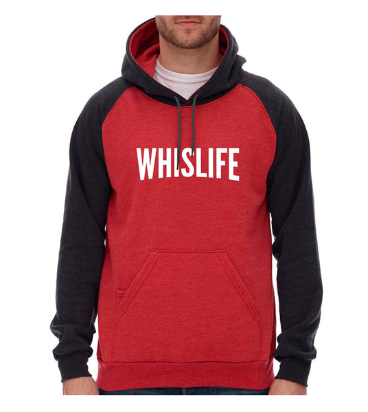 Unisex Raglan Hoodie - 10" Solid Logo