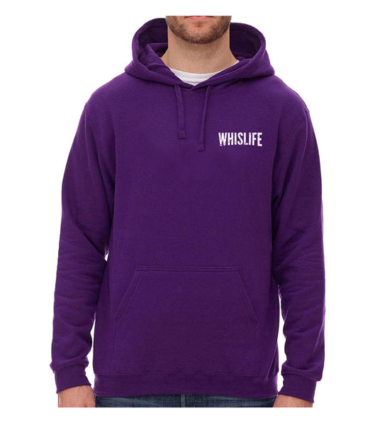 Unisex Hoodie- 4" Distressed Logo