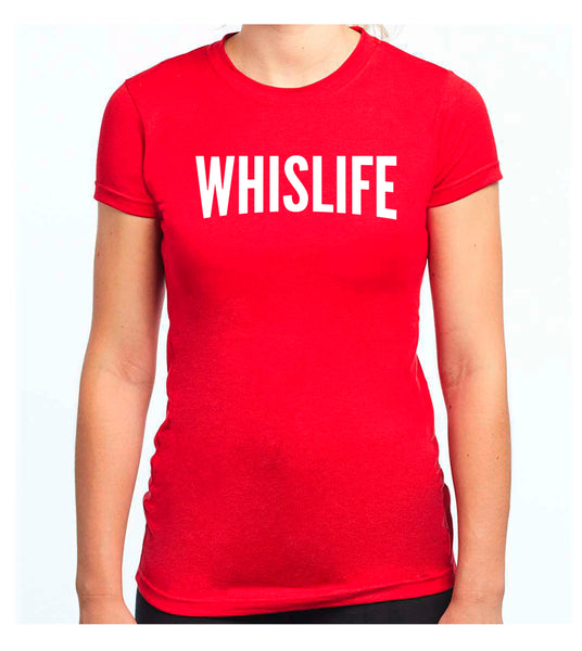 Women's Short Sleeve Fitted T-Shirt - 10" Solid Logo