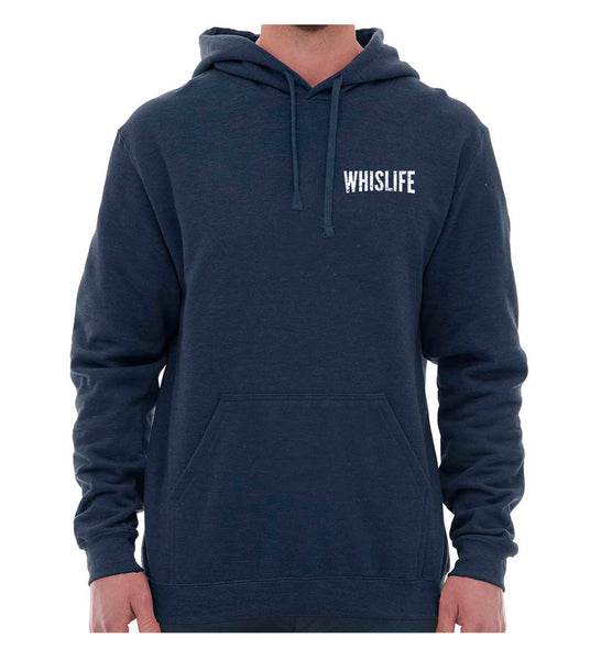 Unisex Hoodie- 4" Distressed Logo