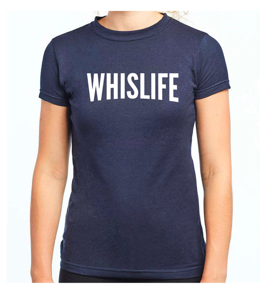 Women's Short Sleeve Fitted T-Shirt - 10" Solid Logo