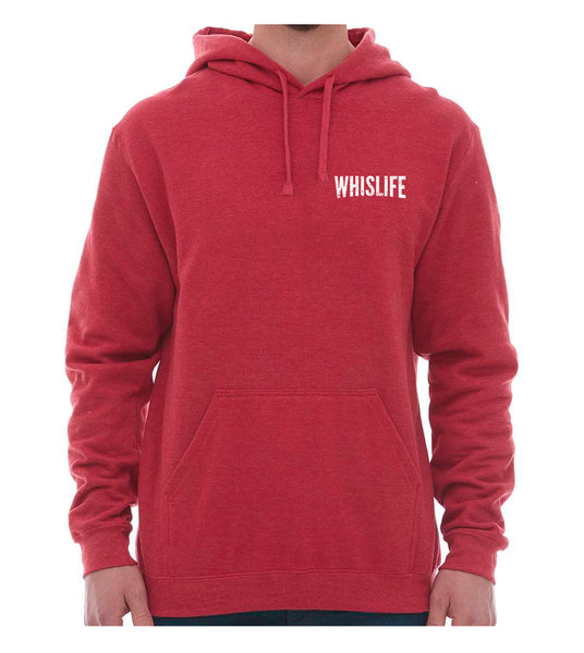 Unisex Hoodie- 4" Distressed Logo