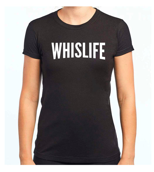 Women's Short Sleeve Fitted T-Shirt - 10" Solid Logo