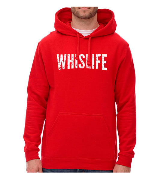 Unisex Hoodie- 10" Distressed Logo