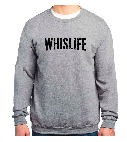 Unisex Crewneck Sweatshirt - Distressed Logo