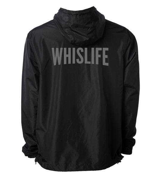 Unisex Lightweight Windbreaker Jacket - 10" Reflective Logo