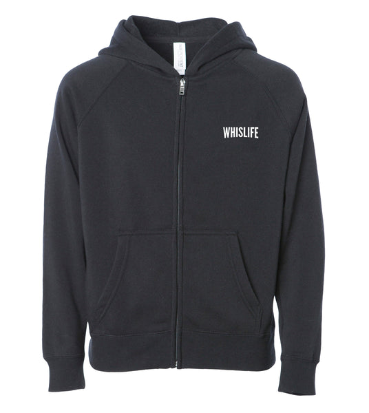 Youth Lightweight Raglan Zip Hoodie