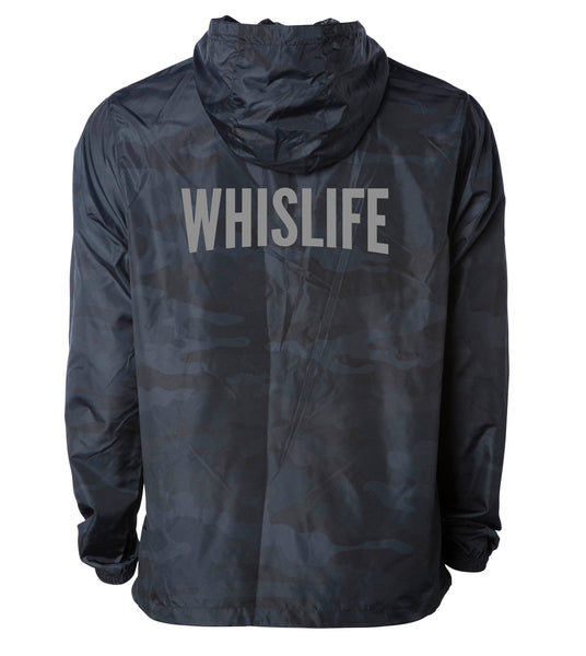 Unisex Lightweight Windbreaker Jacket - 10" Reflective Logo