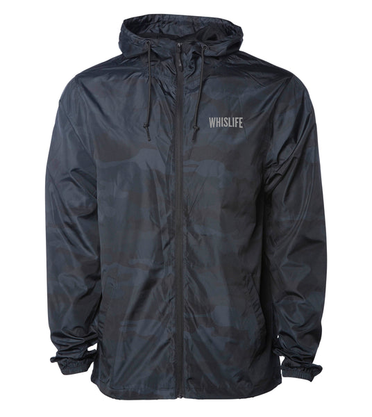 Unisex Lightweight Windbreaker Jacket - 10" Reflective Logo