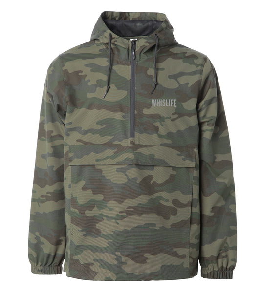 Unisex Anorak Jacket - 2" Left Chest 10" on Back Reflective Logo