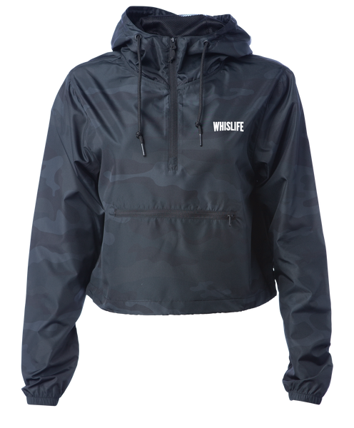 Women's Crop Lightweight Windbreaker Jacket