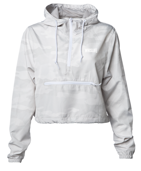 Women's Crop Lightweight Windbreaker Jacket