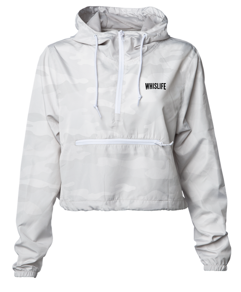 Women's Crop Lightweight Windbreaker Jacket