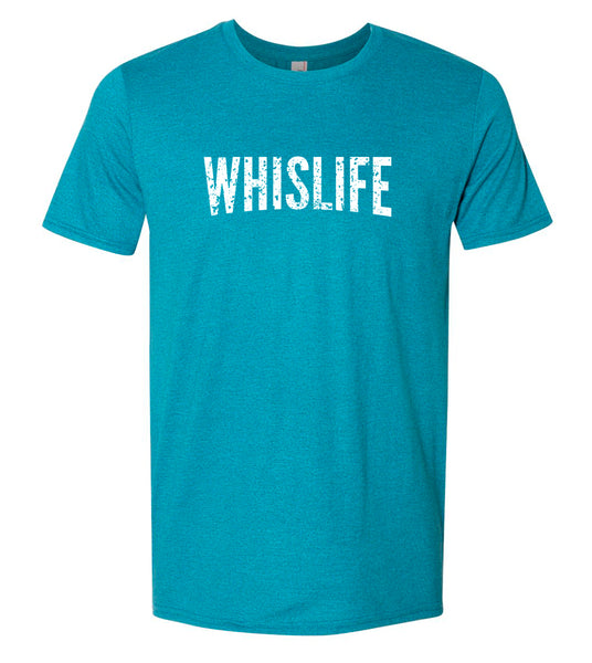 Unisex Short Sleeve Triblend T-Shirt - 10" Distressed Logo