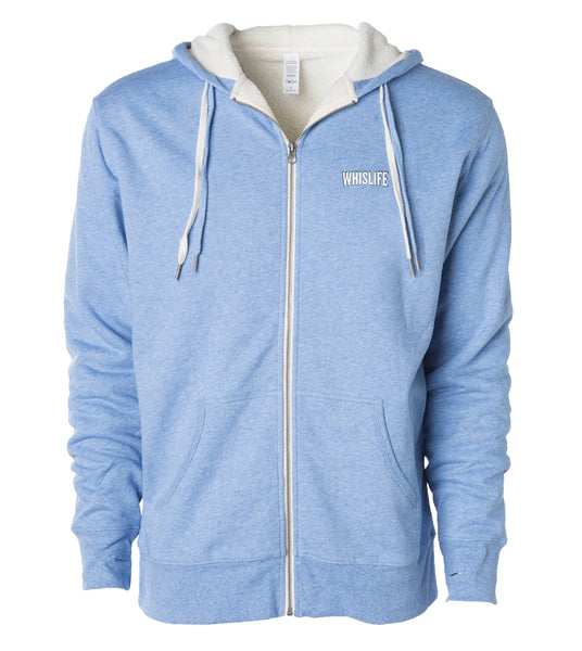 Unisex Heavyweight Sherpa Lined Zip Hoodie