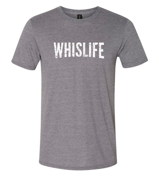 Unisex Short Sleeve Triblend T-Shirt - 10" Distressed Logo