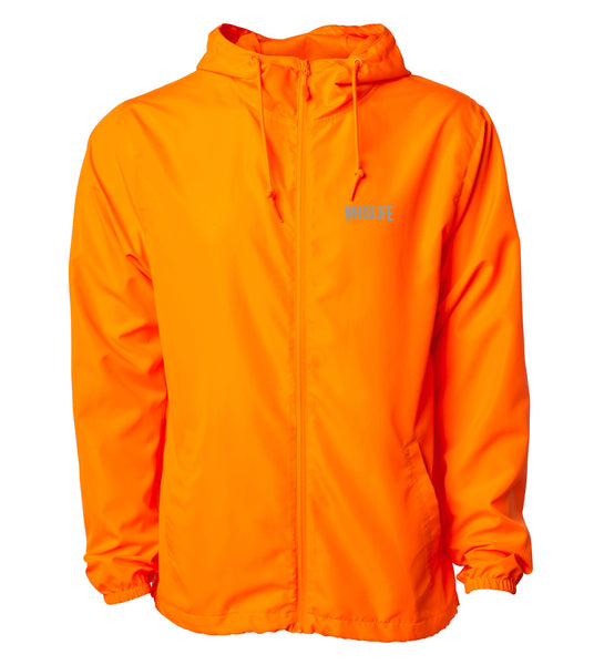 Unisex Lightweight Windbreaker Jacket - 10" Reflective Logo