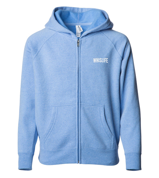 Youth Lightweight Raglan Zip Hoodie