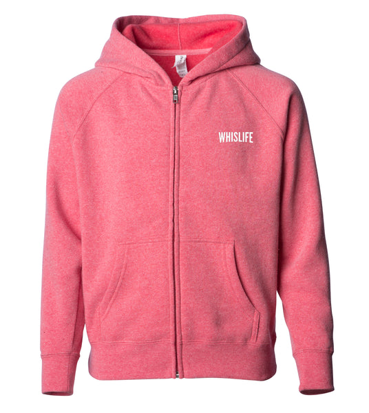 Youth Lightweight Raglan Zip Hoodie