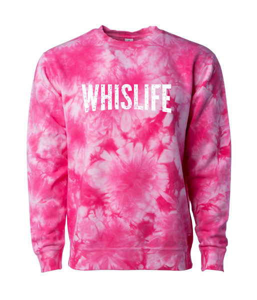 Unisex Midweight Tie Dye Crewneck