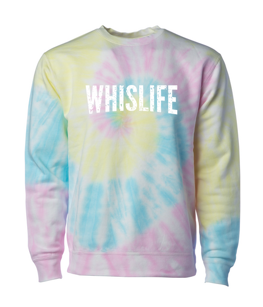 Unisex Midweight Tie Dye Crewneck
