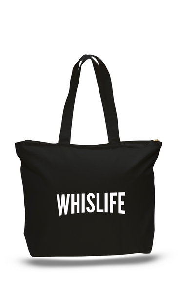 Canvas Zippered Tote Bag