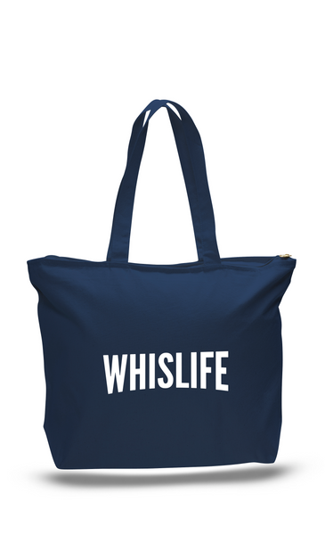 Canvas Zippered Tote Bag