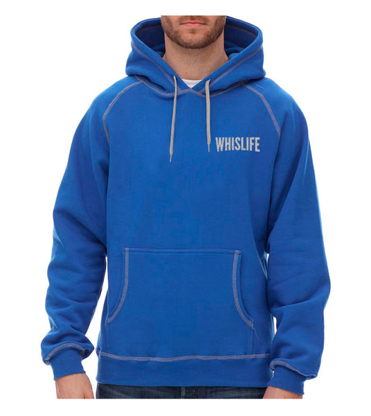 Unisex Heavyweight Hoodie - 4" Distressed Logo