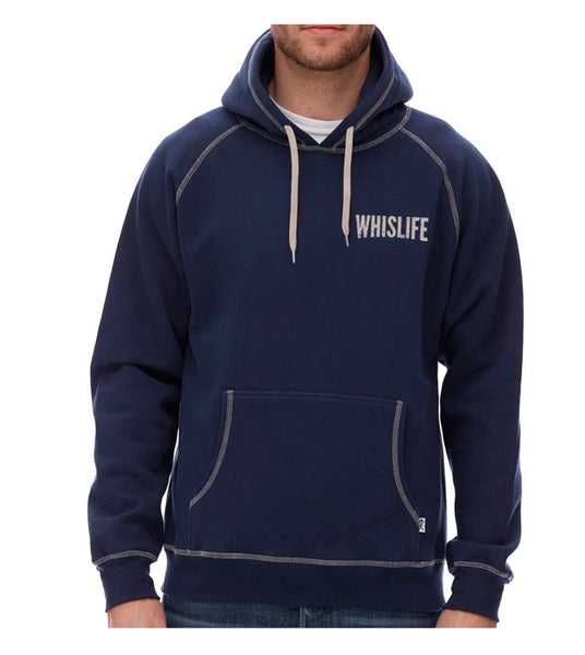 Unisex Heavyweight Hoodie - 4" Distressed Logo