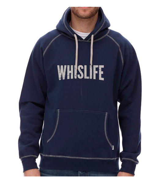 Unisex Heavyweight Hoodie - 10" Distressed Logo