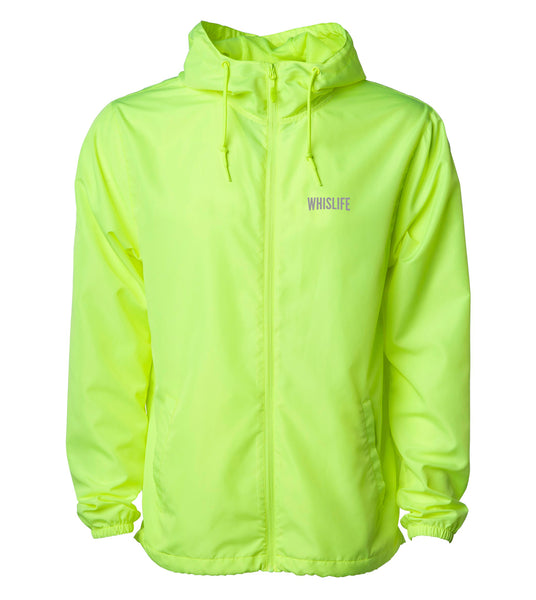 Unisex Lightweight Windbreaker Jacket - 10" Reflective Logo