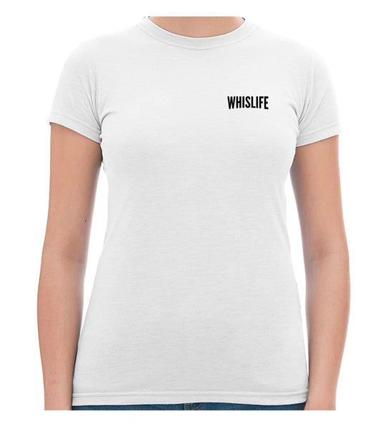 Women's Short Sleeve Fitted T-Shirt - 2" Solid Logo