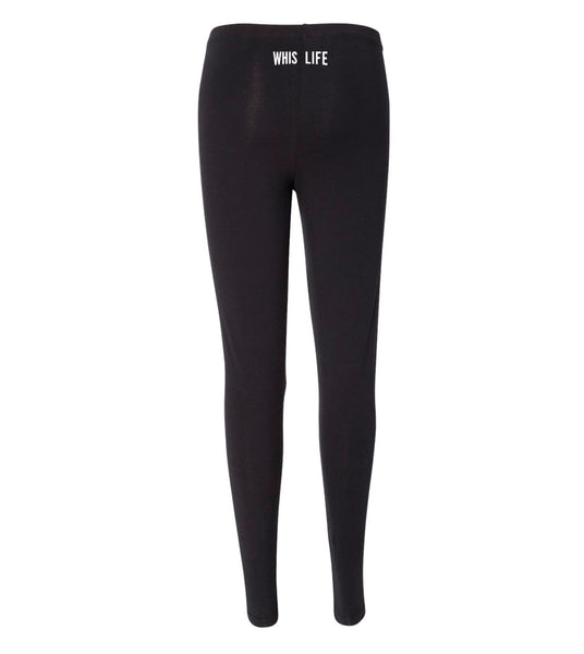Women's Cotton Spandex Jersey Leggings - 2" Buttocks Logo