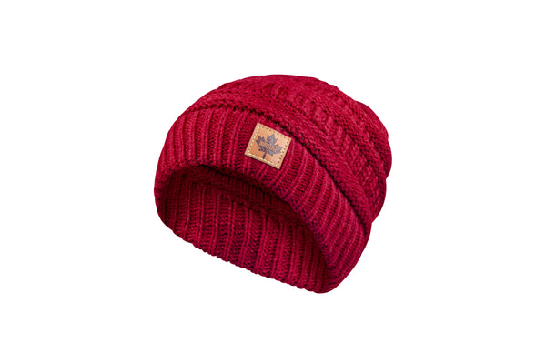 Youth Knitted Toque - Maple