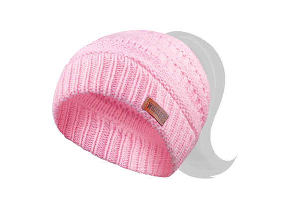 Youth Knitted Ponytail Toque