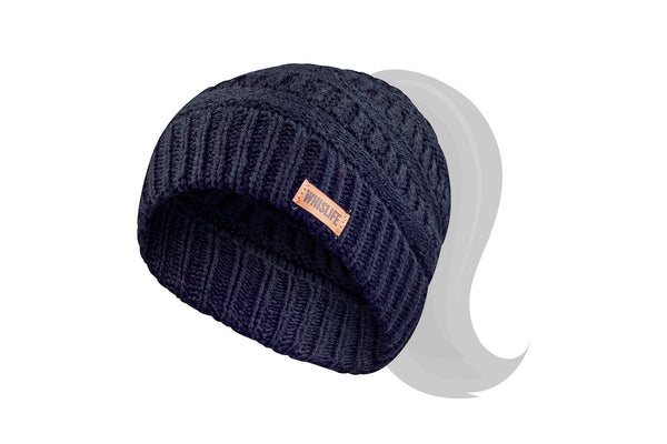 Women's Knitted Ponytail Toque