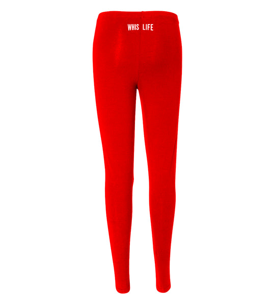 Women's Cotton Spandex Jersey Leggings - 2" Buttocks Logo
